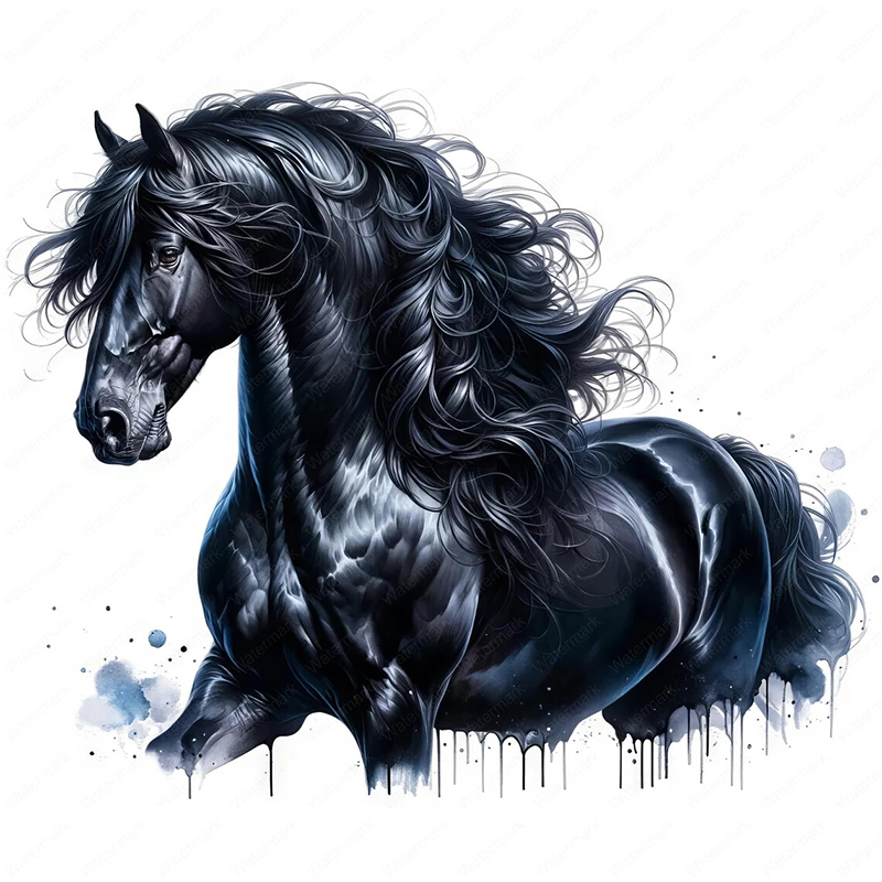 Commercial Kitchen Tiles - QT644 # Friesian Atı Kendinden Yapışkanlı