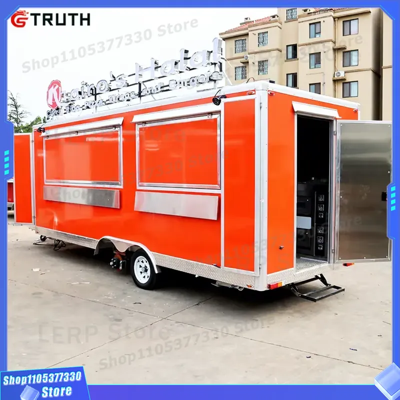 Commercial Kitchen Vendor - Mobil Yemek Kamyonu Treyleri Pizza Kahve