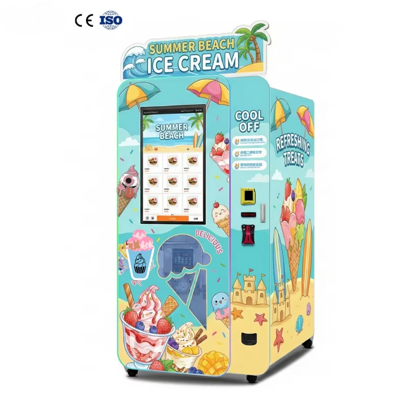 Soft Serve Ice Cream Machine - Dondurma Otomatı Otomatik Yumuşak Dondurma Dağıtıcısı