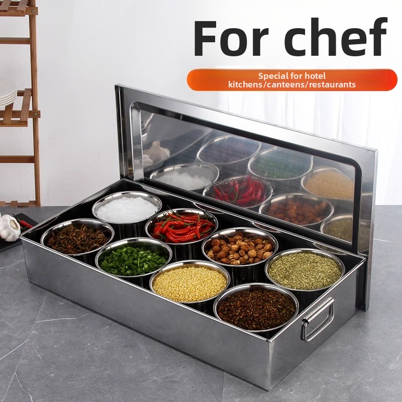 Commercial Kitchen Management - 4D Mutfak Yönetimi Paslanmaz Çelik Baharatlık