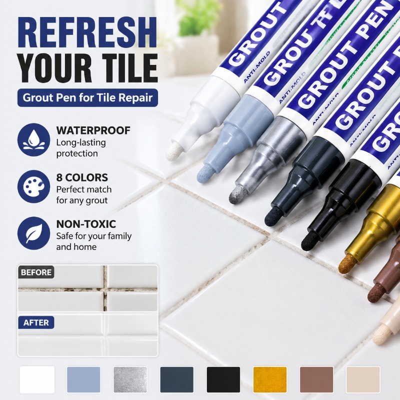 Commercial Kitchen Tiles - Fayans Tamiri için Derz Kalemi, 8