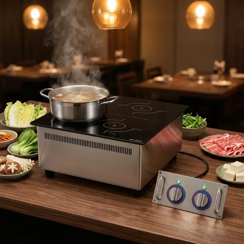 Commercial Kitchen Induction - Airo Ankastre Ticari İndüksiyonlu Ocak Tam