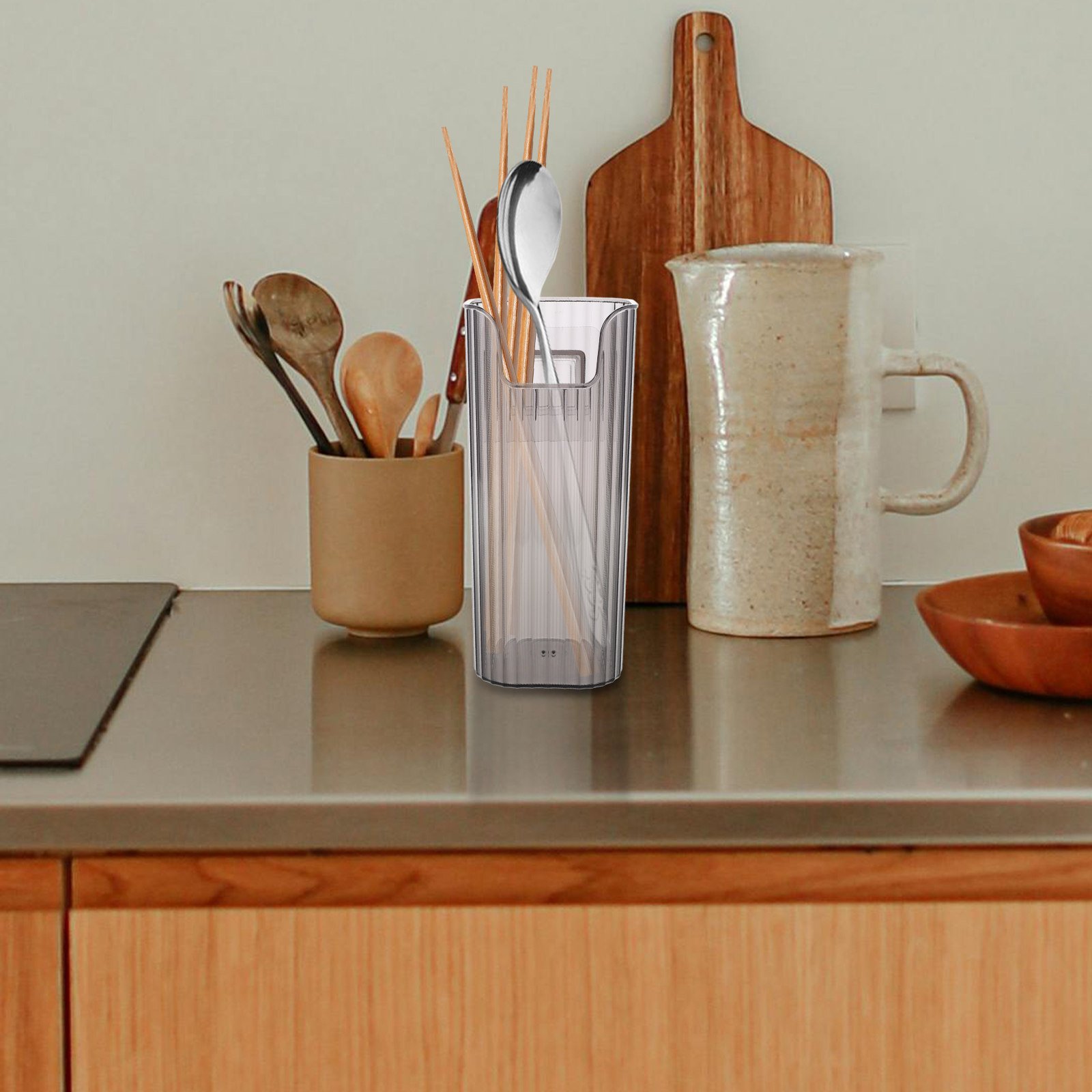 Commercial Kitchen Utensil Holder - Çubuk Tutucu Plastik Mutfak Gereçleri Düzenleyici