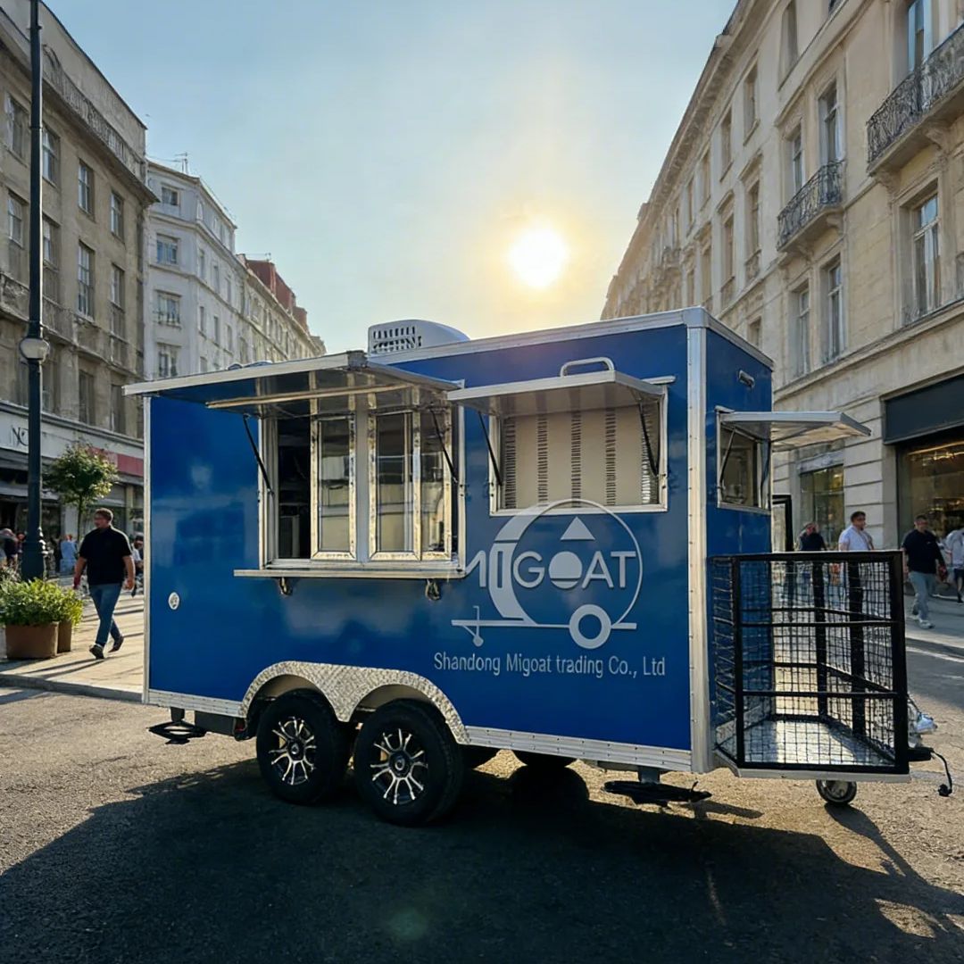 Commercial Kitchen Vendor - Ticari Çok Amaçlı Çekilebilir Yiyecek Römorku