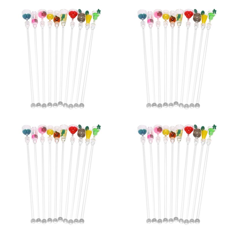 Bar Blender Mixing - 40 Adet Kokteyl Karıştırıcı İçecek Karıştırma