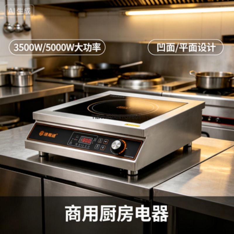 Commercial Kitchen Induction - Ticari İndüksiyonlu Ocak 3500W/5000W Yüksek Güçlü