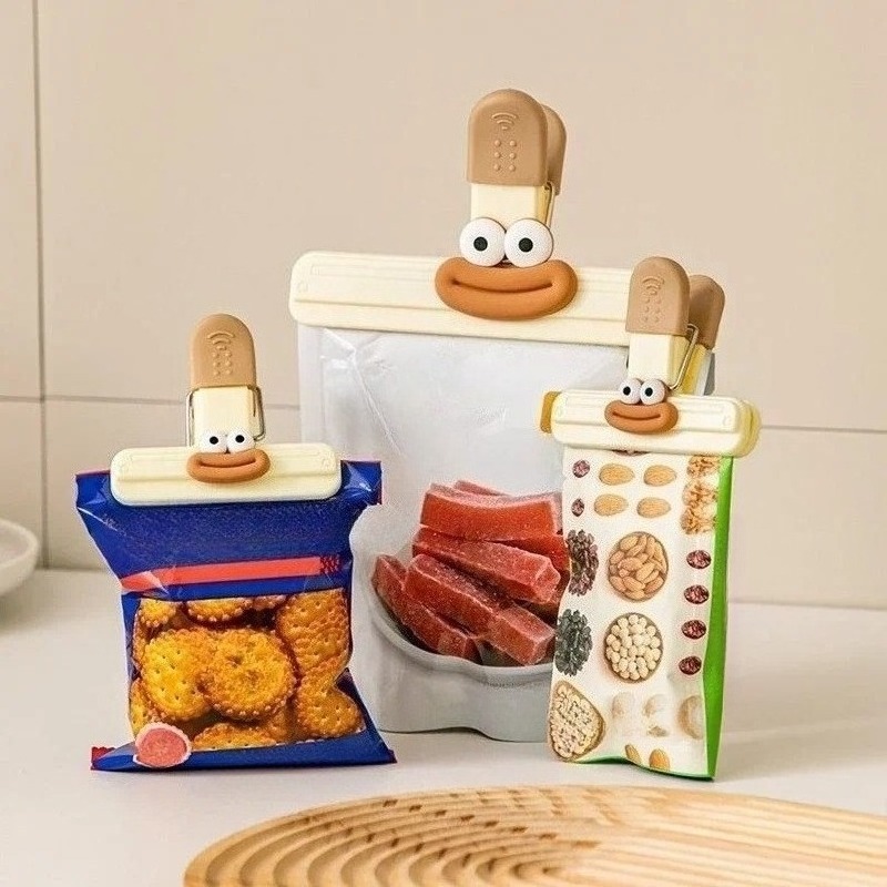 Commercial Kitchen Refrigerator - 3 adet Yaratıcı Yüz Çantası Sızdırmazlık