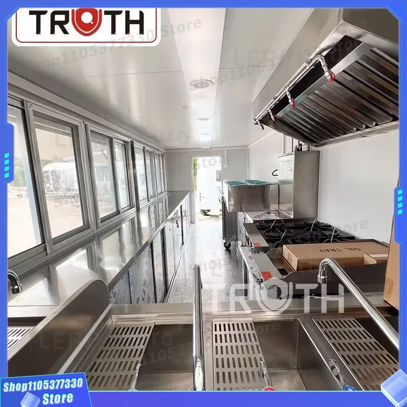 Mobil Yemek Kamyonu Treyleri P - Commercial Kitchen Vendor incelemesi ve fiyatı