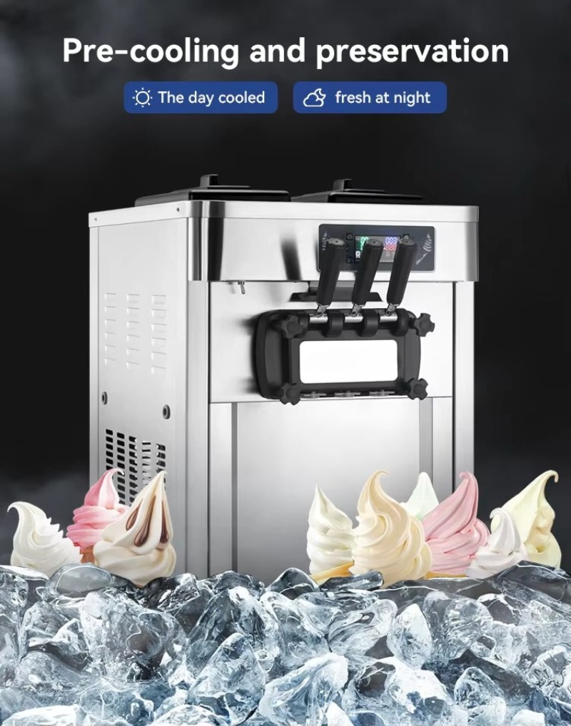 Profesyonel Ticari Otomatik Do - Soft Serve Ice Cream Machine incelemesi ve fiyatı