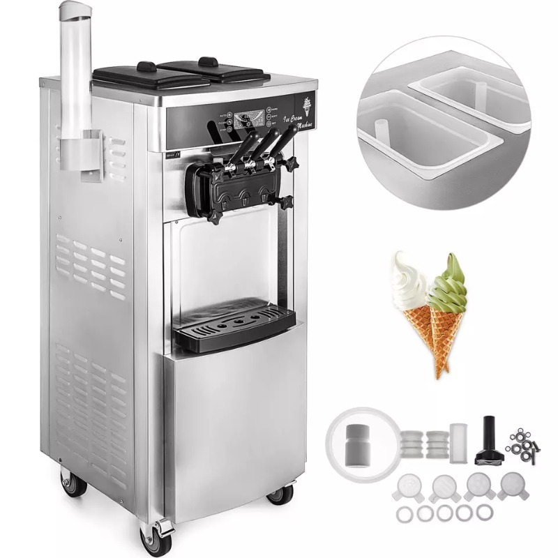 Ayaklı Dondurma Makinesi 5 Dağ - Soft Serve Ice Cream Machine incelemesi ve fiyatı