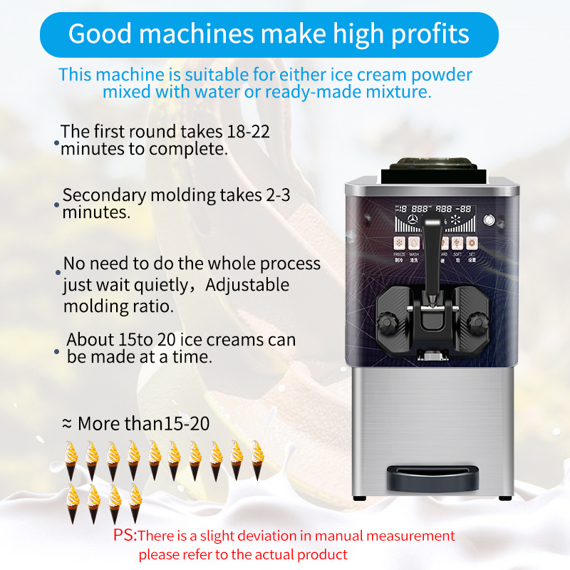 Ticari Ağır Hizmet Tipi Tek Çe - Soft Serve Ice Cream Machine incelemesi ve fiyatı