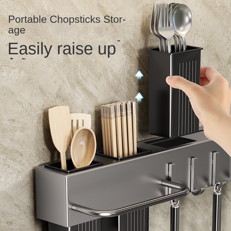 Aletsiz Mutfak Rafı, Mutfak Ak - Commercial Kitchen Utensil Holder incelemesi ve fiyatı