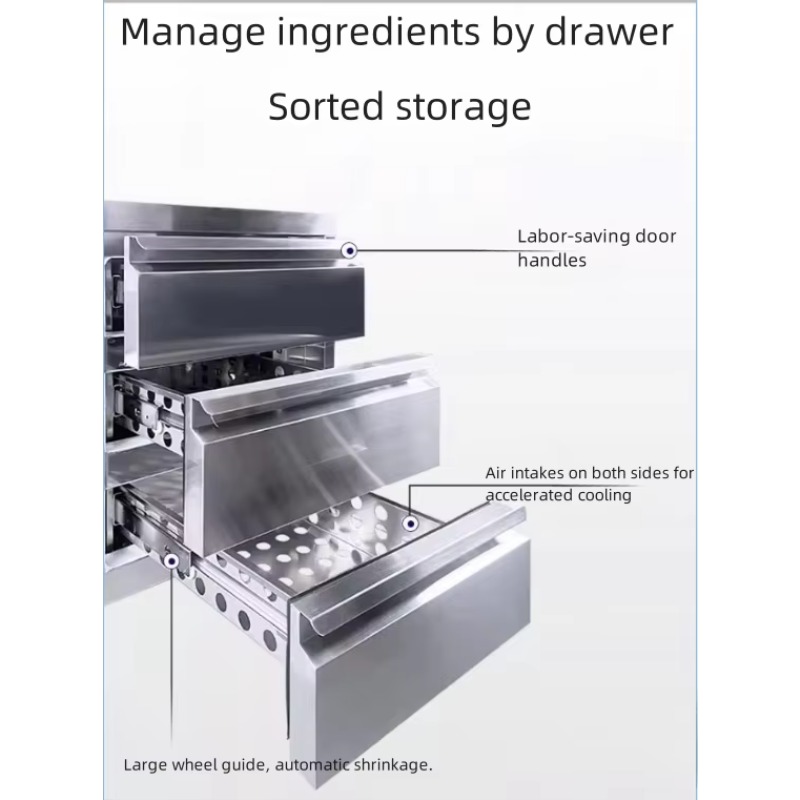 Ticari Paslanmaz Çelik Hava So - Commercial Kitchen Refrigerator incelemesi ve fiyatı