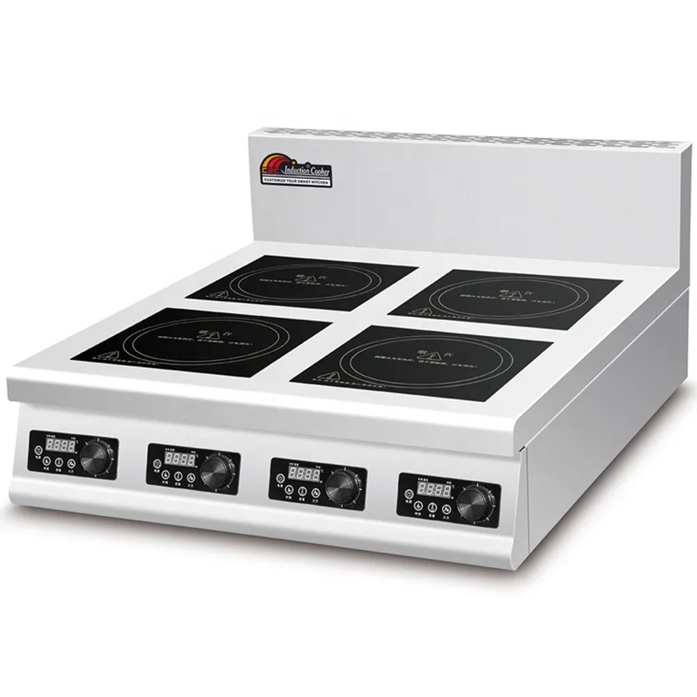 4 Gözlü Düz Endüstriyel Ticari - Commercial Kitchen Induction incelemesi ve fiyatı