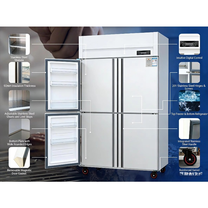 Ticari Paslanmaz Çelik Dik Tip - Commercial Kitchen Refrigerator incelemesi ve fiyatı