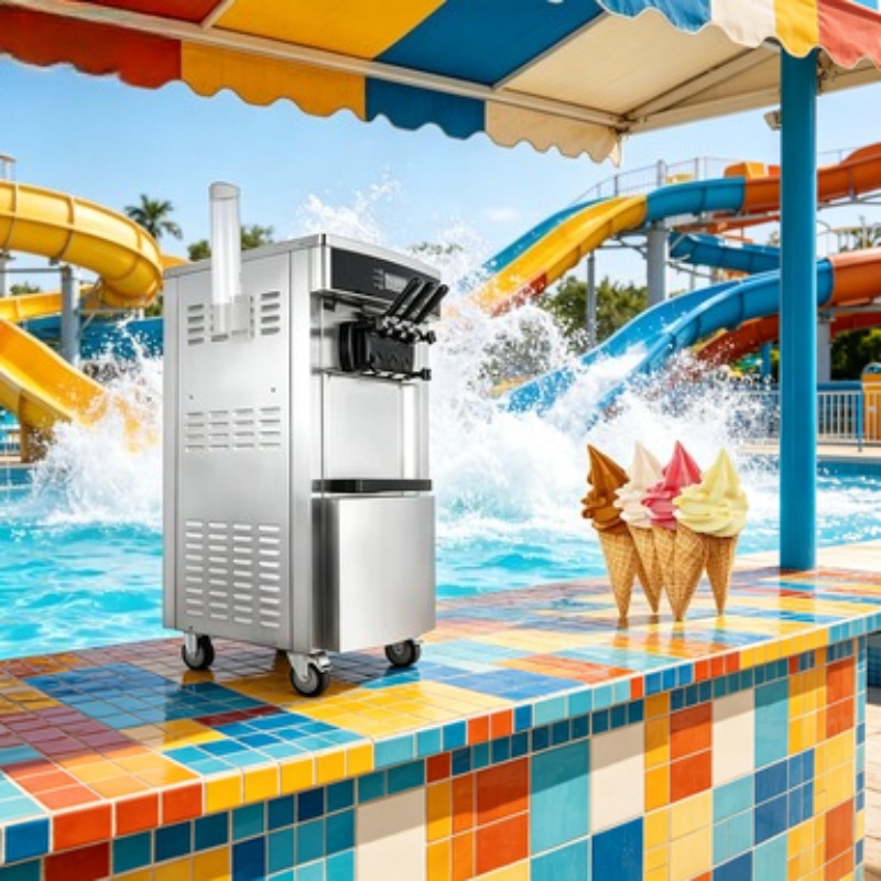 Yumuşak Dondurma Makinesi 28L/ - Soft Serve Ice Cream Machine incelemesi ve fiyatı