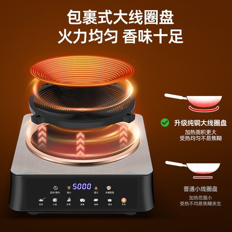 Banqiu 5000W Yüksek Güçlü İndü - Commercial Kitchen Induction incelemesi ve fiyatı