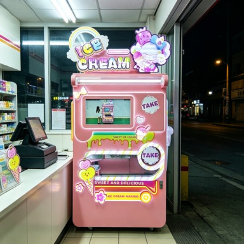 20-28L/saat Kapasiteli Ayaklı  - Soft Serve Ice Cream Machine incelemesi ve fiyatı